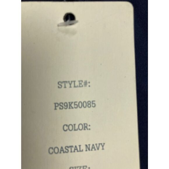 PINK ROSE VINTAGE, Costal Navy,Label states Size Large, Measurements say XS - Picture 5 of 9